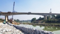 Cuối tháng 12/2023, cầu hơn 500 tỷ đồng nối Bắc Giang – Thái Nguyên sẽ thông xe