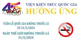 Viện Kiến trúc Quốc gia hưởng ứng tuần lễ Quốc gia không thuốc lá và thực thi Luật phòng, chống tác hại của thuốc lá