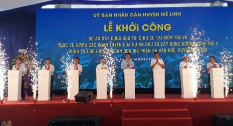 Hà Nội khởi công khu tái định cư phục vụ dự án Vành đai 4