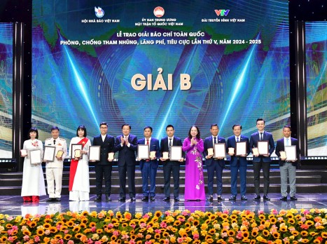 Tạp chí Kiến trúc Việt Nam đạt giải B Giải Báo chí toàn quốc phòng, chống tham nhũng, lãng phí, tiêu cực lần thứ V