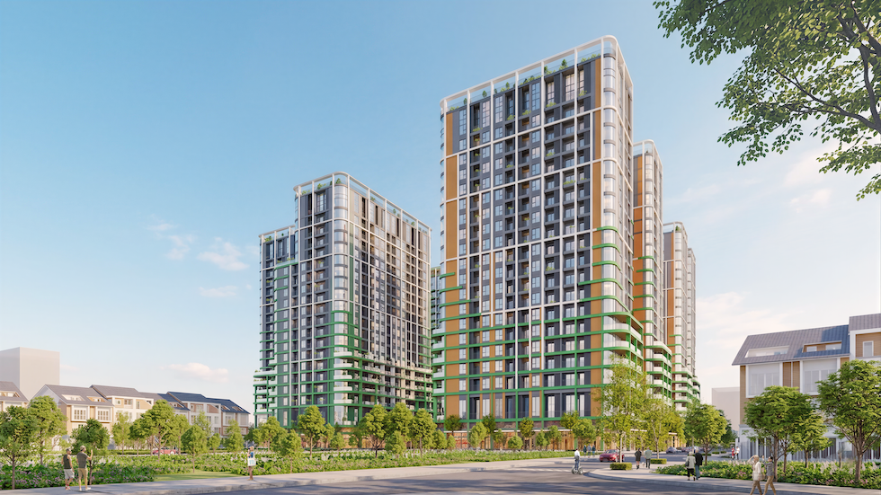 Giải mã “mật ngữ” kiến trúc hoa Mai trong tổ hợp “bức tranh Tứ bình” FourS Tower