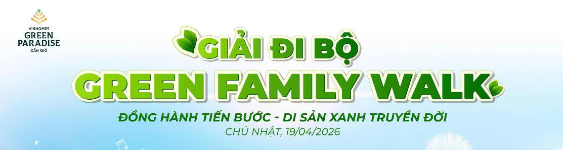 Vinhomes Green Paradise khởi động giải đi bộ trao “món quà sức khỏe” cho các gia đình đa thế hệ