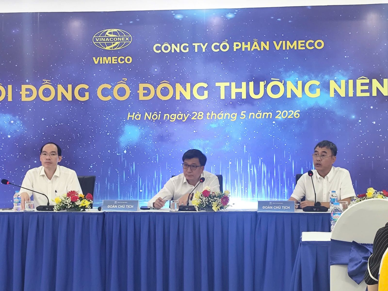 ĐHĐCĐ Vimeco: Đặt mục tiêu có lãi trở lại năm 2026