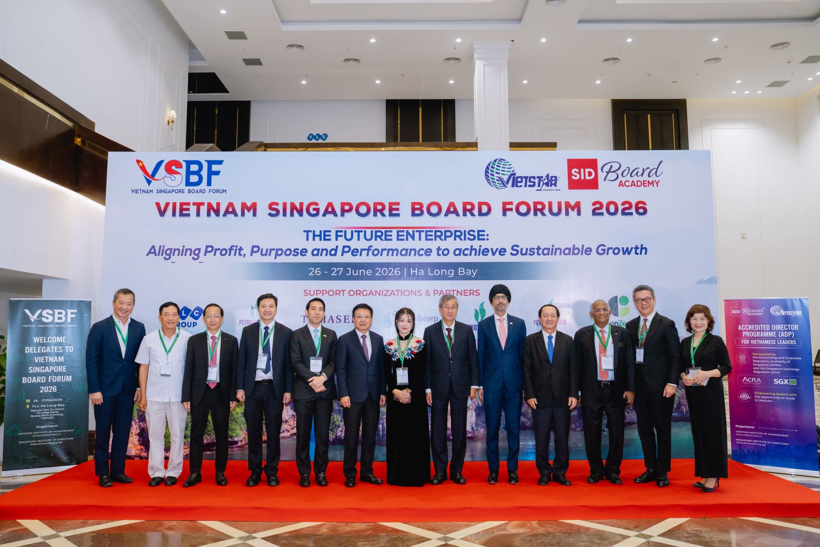 Diễn đàn Quản trị cấp cao Việt Nam - Singapore 2026: Doanh nghiệp hành động cho tương lai