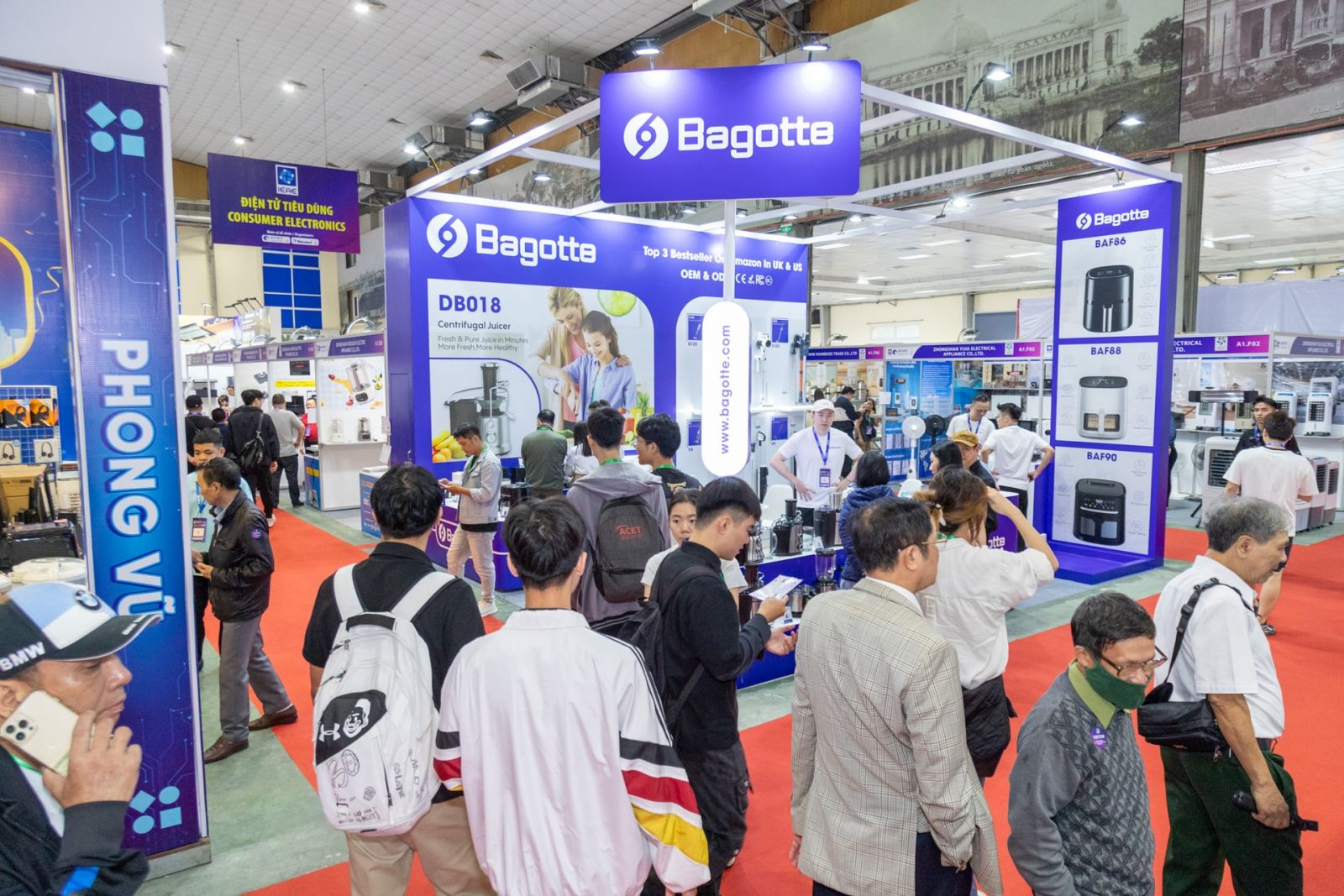 260 doanh nghiệp tham gia Triển lãm Quốc tế điện tử và thiết bị thông minh