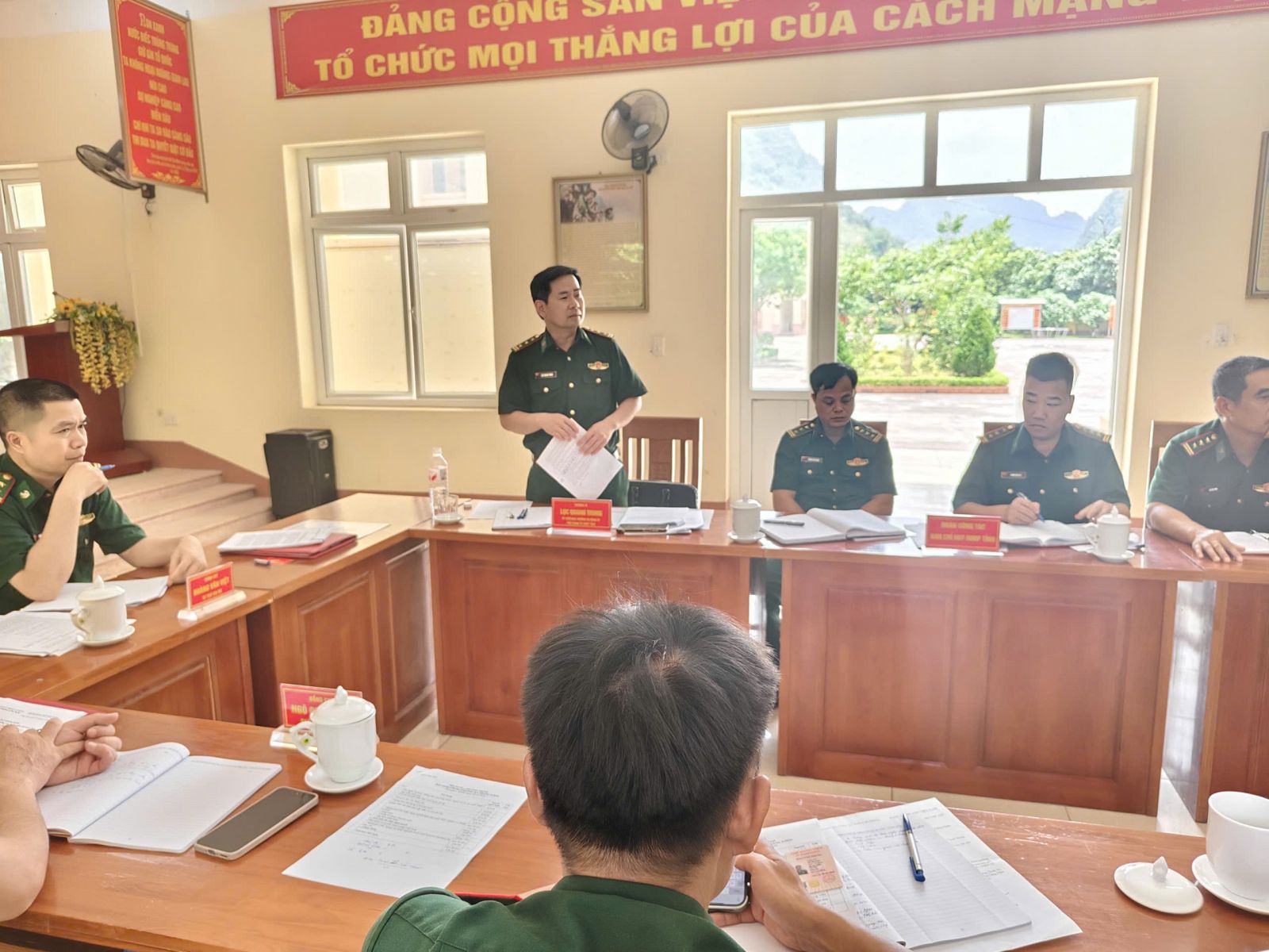 Nâng cao chất lượng sinh hoạt chi bộ, xây dựng tổ chức Đảng trong sạch, vững mạnh ở Đồn Biên phòng Lũng Nặm