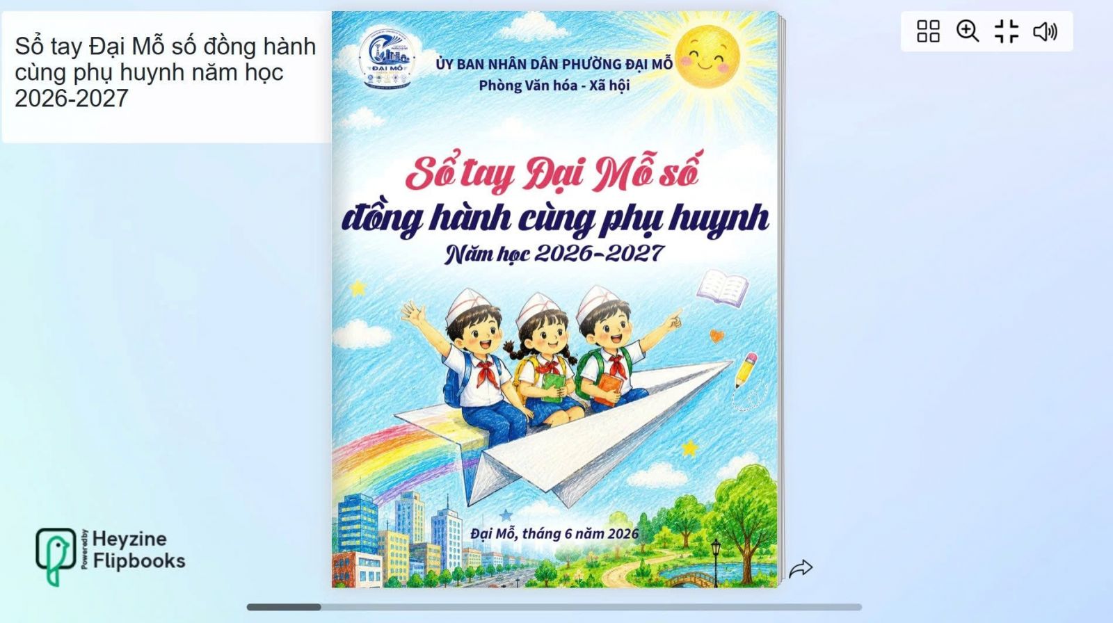 “Sổ tay Đại Mỗ số” cầu nối thông tin cho công dân, phụ huynh học sinh trong công tác tuyển sinh