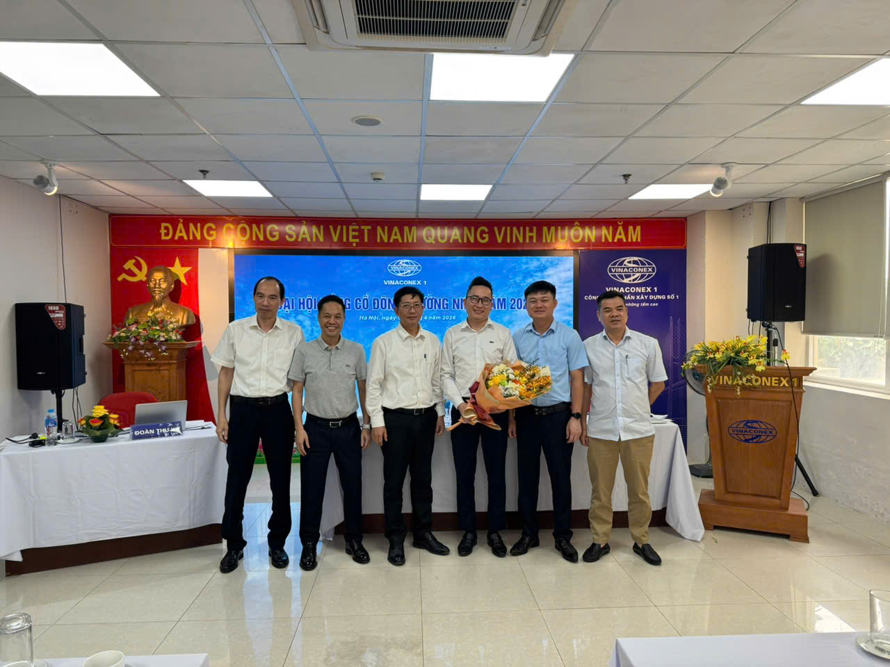 Vinaconex 1 tổ chức Đại hội đồng cổ đông thường niên 2026: Củng cố nội lực, bứt tốc trong giai đoạn mới