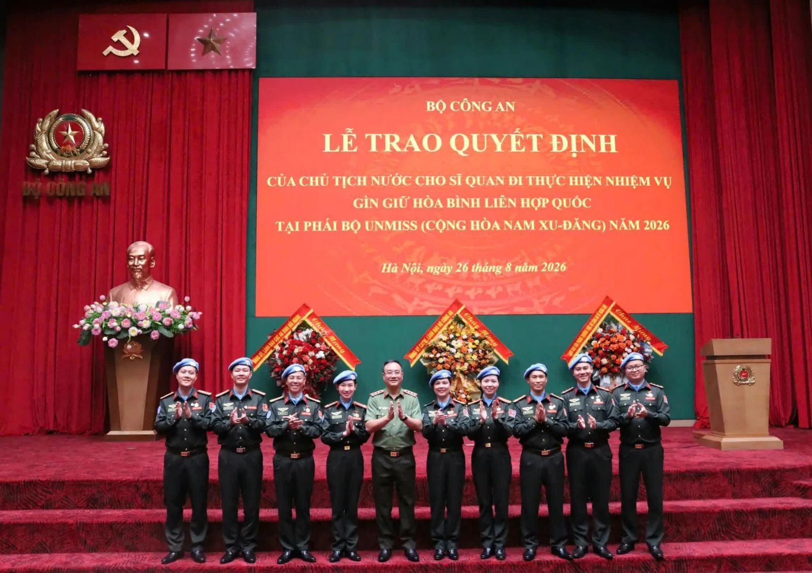 Bộ Công an triển khai thực hiện sứ mệnh gìn giữ hòa bình tại Nam Sudan