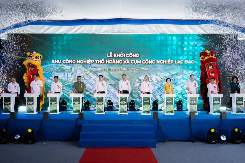 Hưng Yên khởi công hai dự án công nghiệp gần 300ha, hướng tới hệ sinh thái sản xuất bền vững