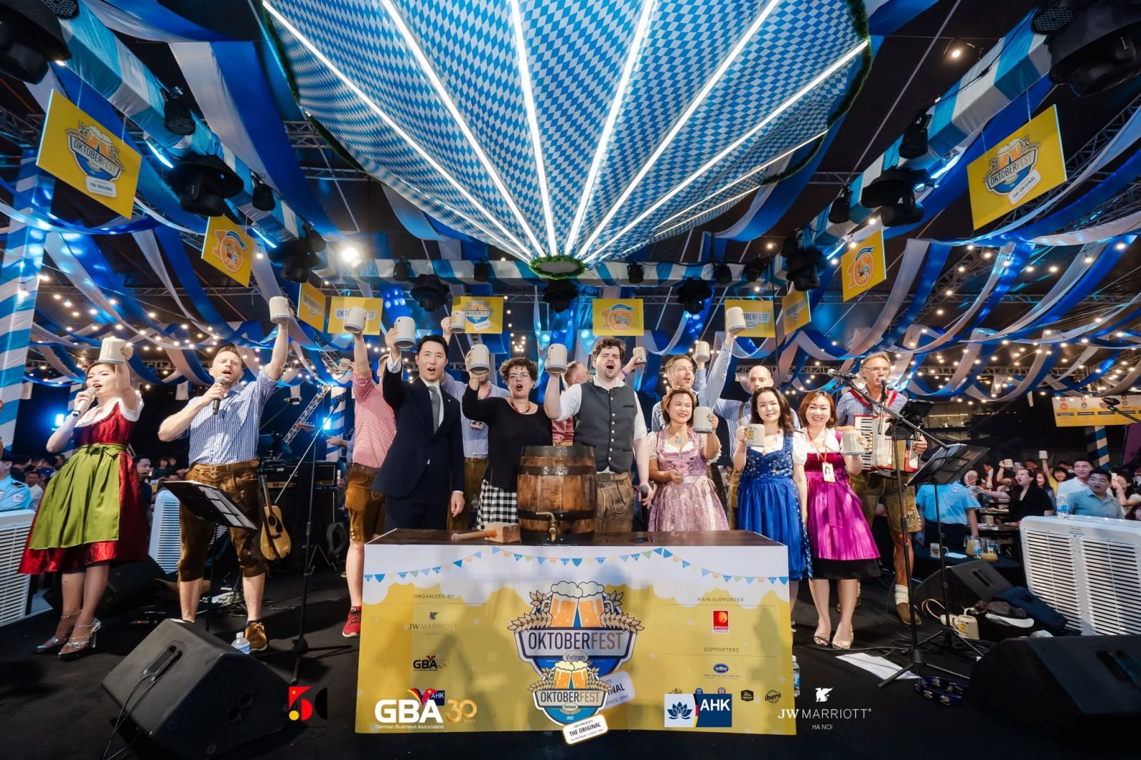 GBA Oktoberfest: Lễ hội bia Đức lớn nhất Đông Nam Á trở lại Hà Nội vào tháng 10