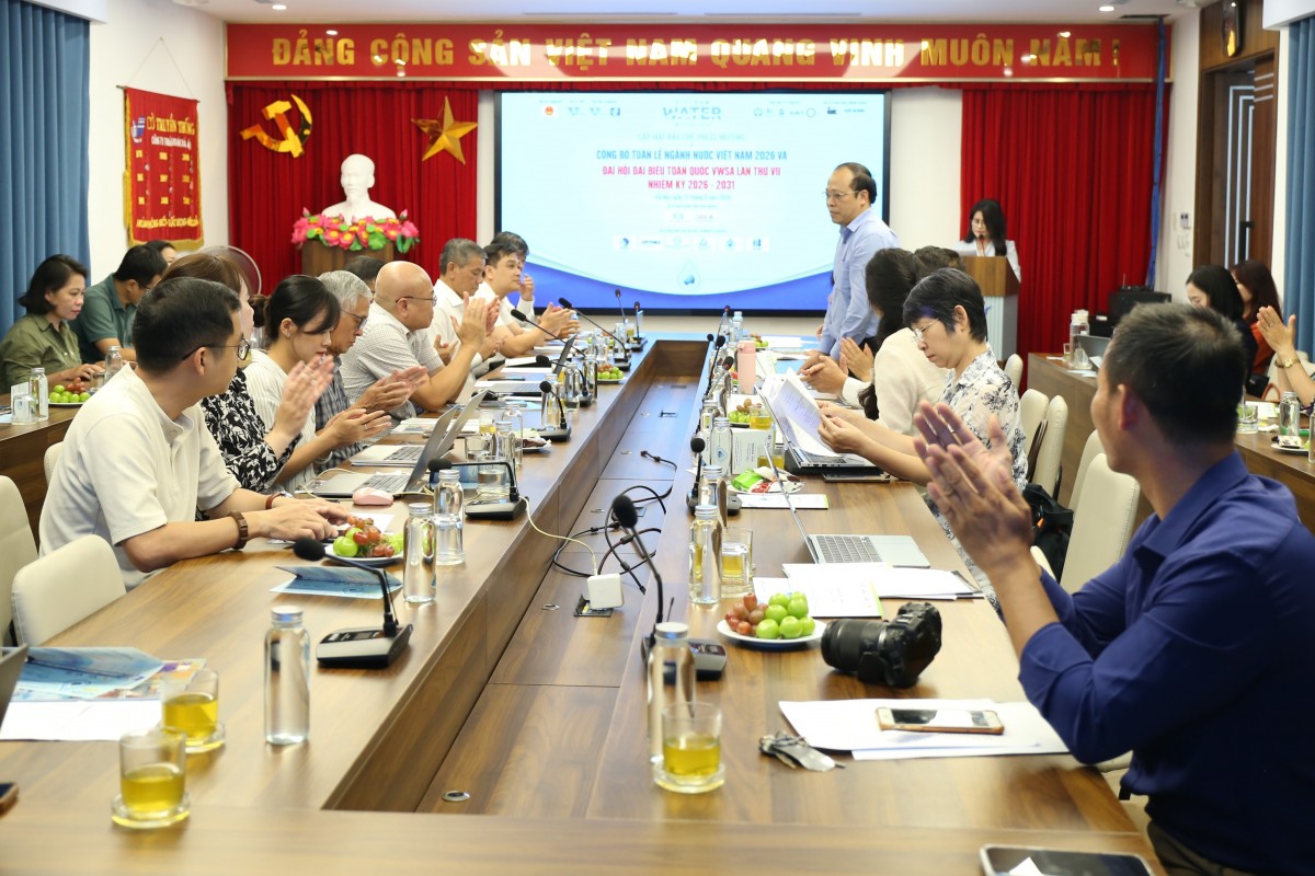 Vietnam Water Week 2026: Ngành nước đặt trọng tâm vào chuyển đổi số và thích ứng khí hậu