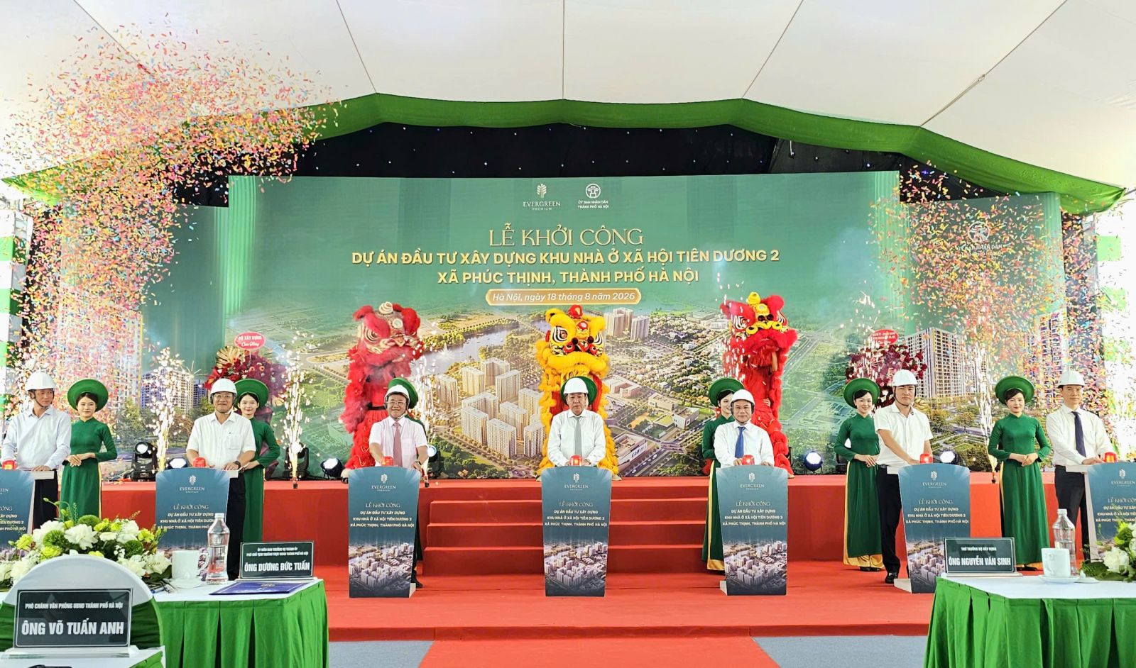 Khởi công dự án nhà ở xã hội quy mô gần 40 ha tại phía Bắc Hà Nội, cung cấp hơn 8.000 căn hộ