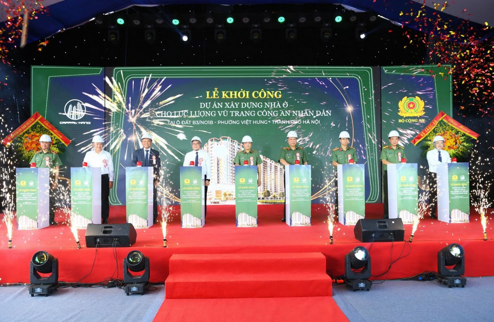 Hà Nội: Khởi công dự án nhà ở quy mô lớn dành cho lực lượng Công an nhân dân