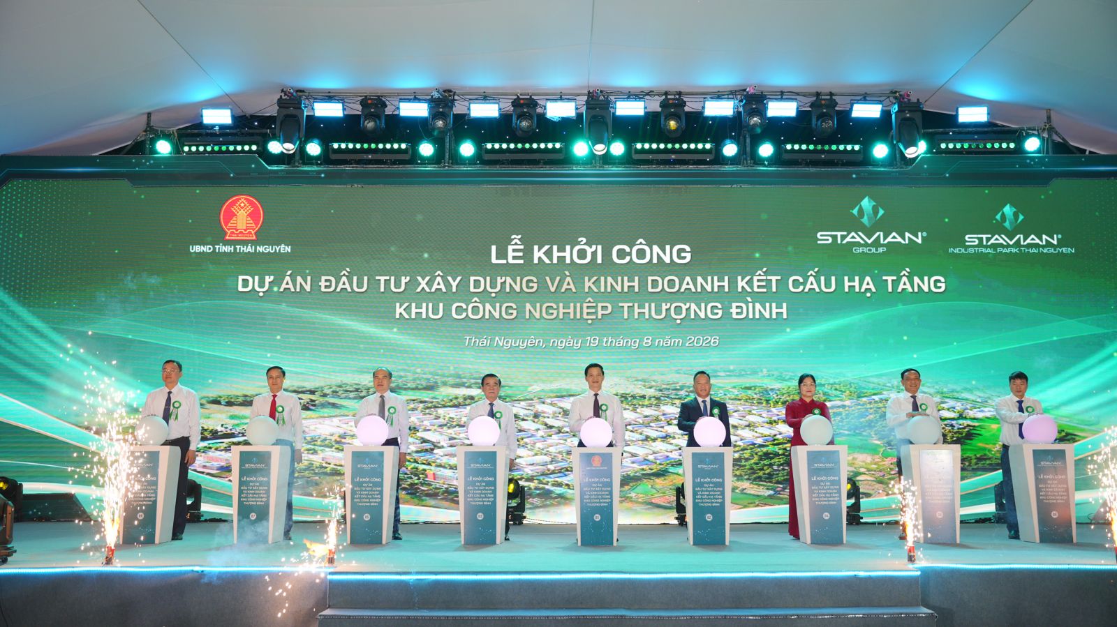Tập đoàn Stavian khởi công khu công nghiệp Thượng Đình tại Thái Nguyên