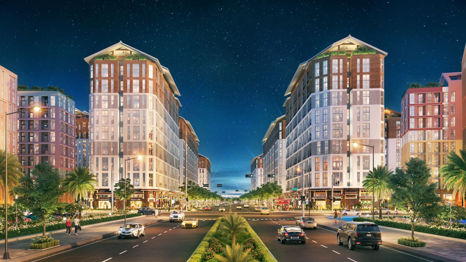 Quy hoạch độc đáo phân khu Flora Avenue dự án Sun Group Nam Hà Nội