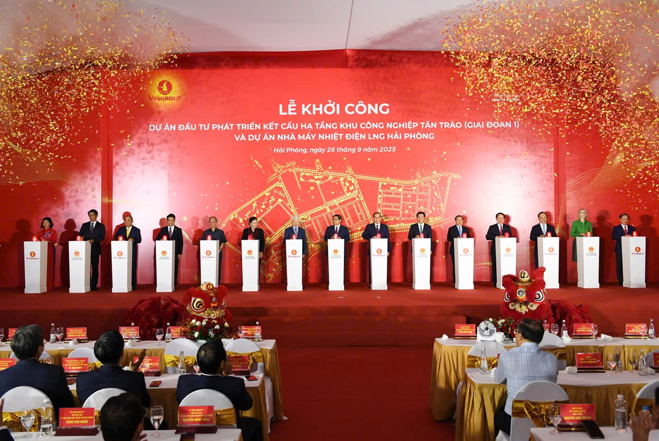 Vingroup khởi công khu công nghiệp Tân Trào và nhà máy nhiệt điện LNG tại Hải Phòng
