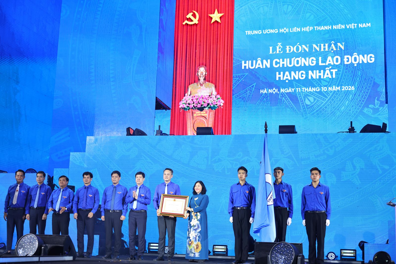 Hội Liên hiệp thanh niên Việt Nam kỷ niệm 70 năm Ngày truyền thống và đón nhận Huân chương Lao động hạng Nhất