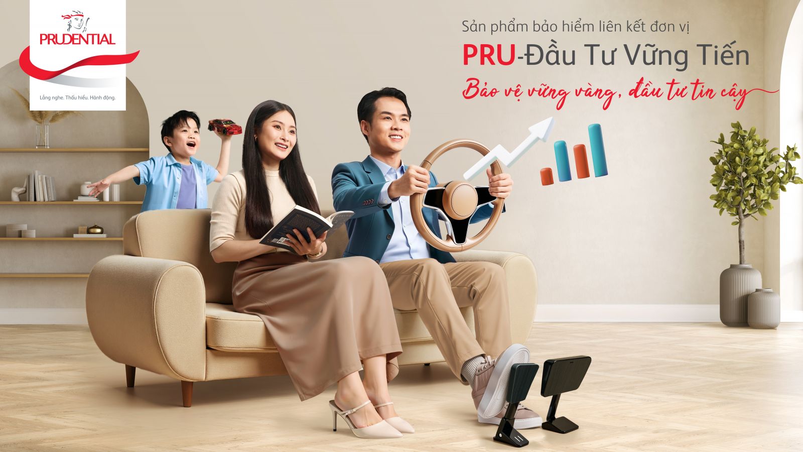 Pru-Đầu Tư Vững Tiến: Sản phẩm bảo hiểm bền vững cho hôm nay và mai sau