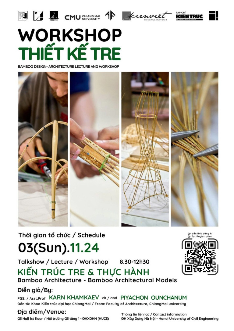 Workshop thiết kế tre (Bamboo Architectural Models).