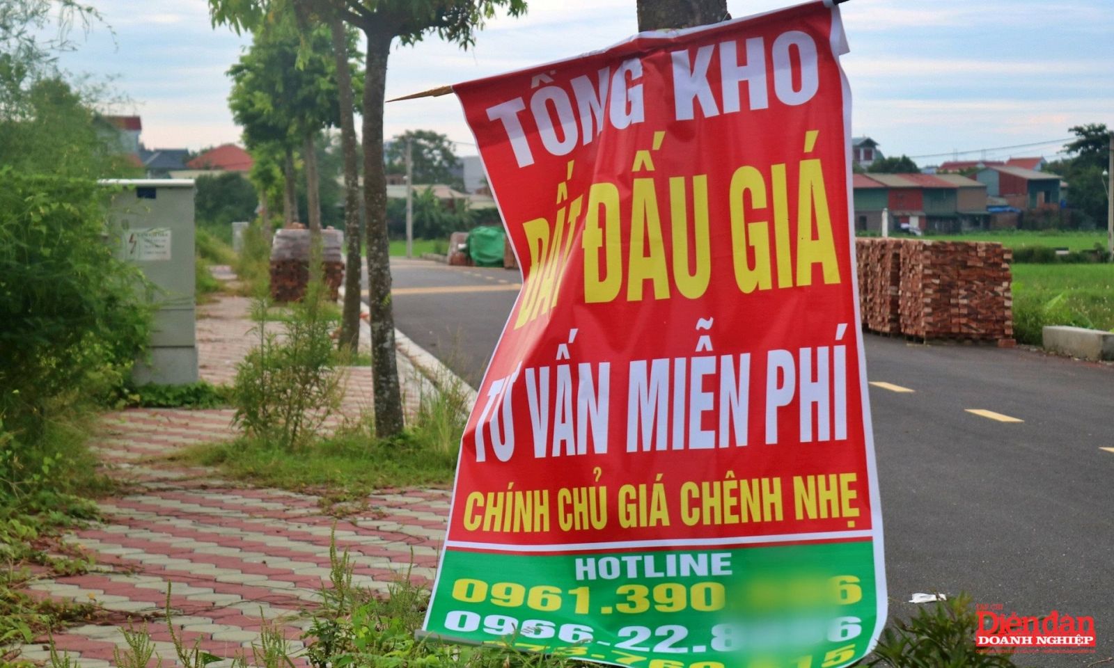 Nhiều ý kiến lo ngại về tiếp diễn bỏ cọc đấu giá đất (Ảnh: DH)