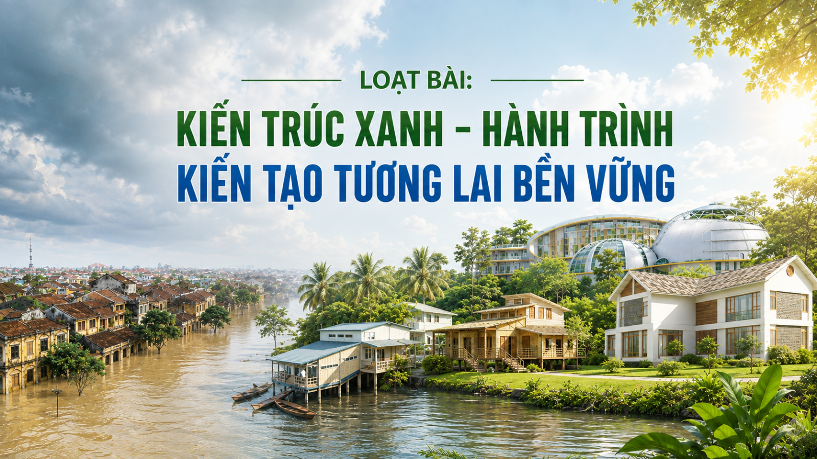 KỲ 1: TỪ NẾP NHÀ SÔNG NƯỚC ĐẾN KIẾN TRÚC THÍCH ỨNG BIẾN ĐỔI KHÍ HẬU