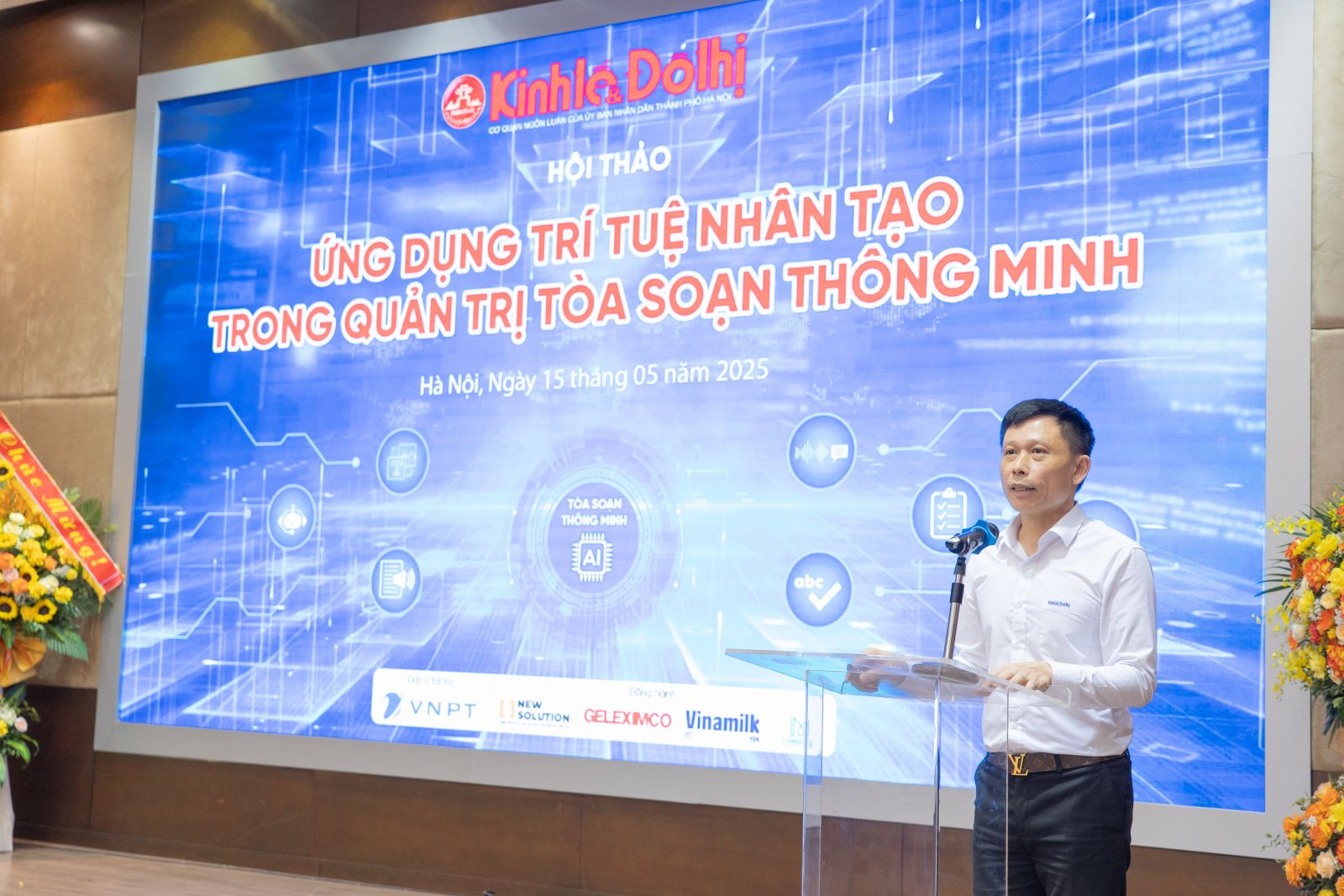 PGS, TS. Nguyễn Thành Lợi - Ủy viên BCH Hội Nhà báo Việt Nam, Tổng Biên tập Báo Kinh tế & Đô thị