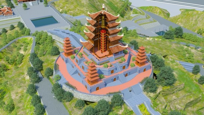 Tháp Kim Thành - Công trình độc đáo nhất về kiến trúc chùa tháp ở Việt Nam