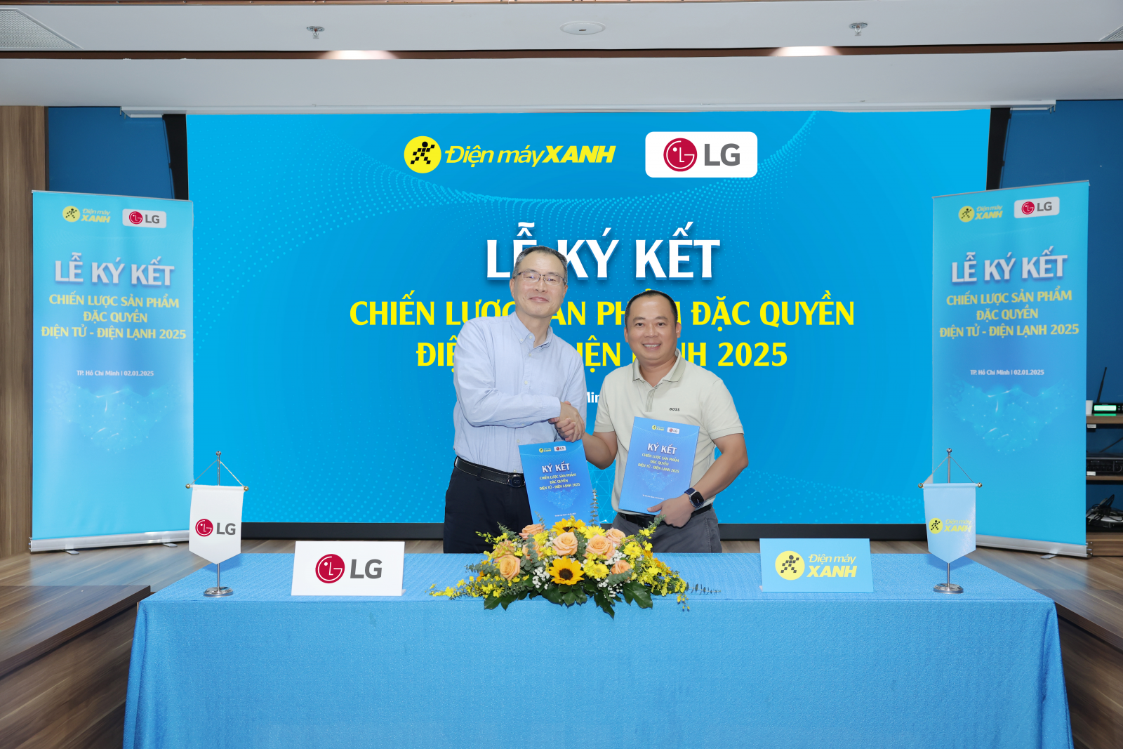 Điện Máy Xanh chính thức trở thành đối tác chiến lược của LG tại Việt Nam