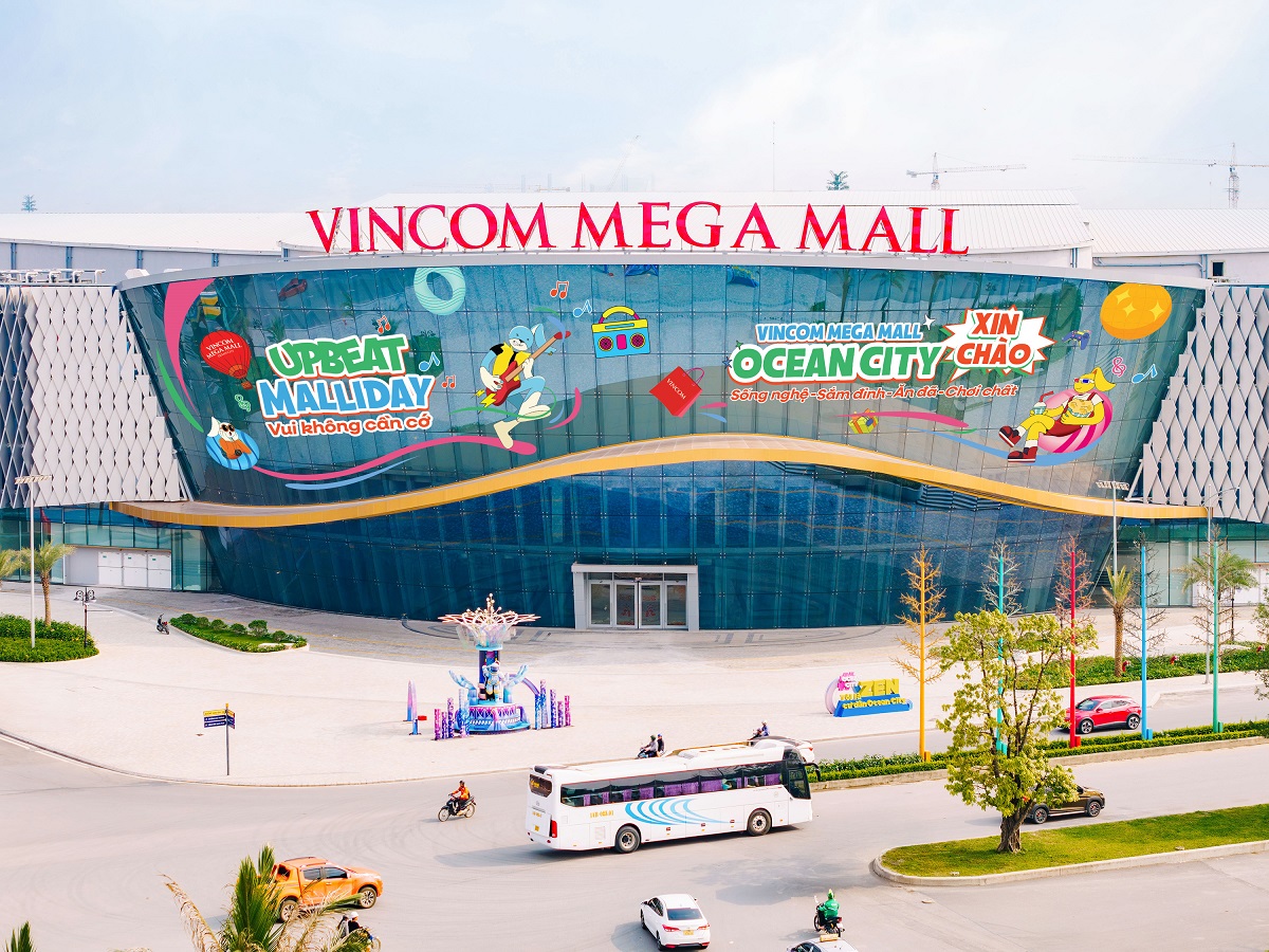 Sắp mở cửa trung tâm thương mại Vincom Mega Mall Ocean City  