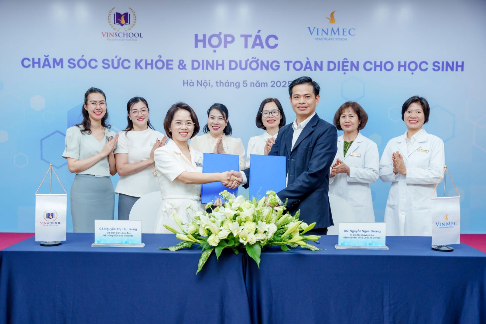 Vinschool và Vinmec ký kết thỏa thuận hợp tác toàn diện