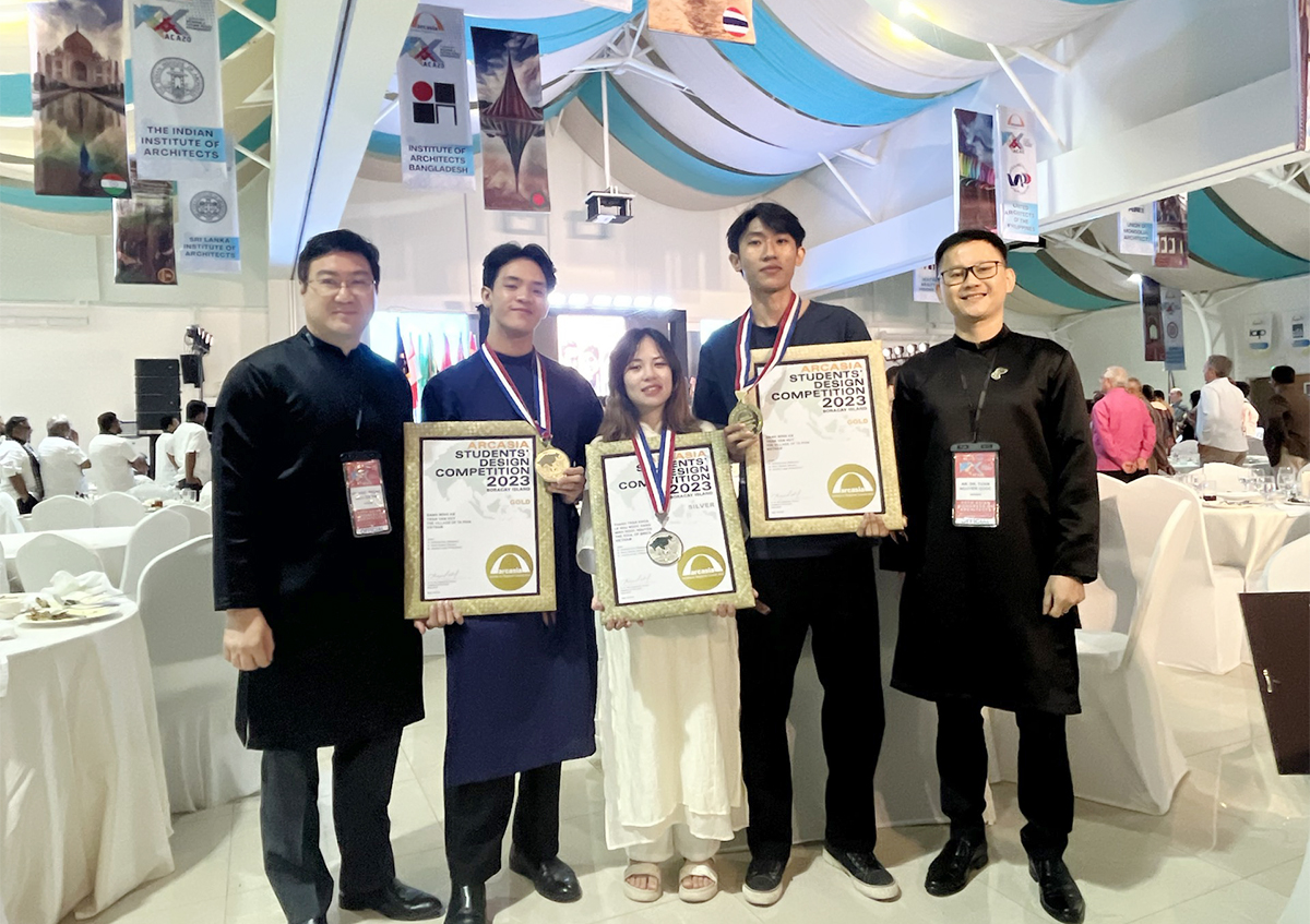 Sinh viên Việt Nam ghi danh tại cuộc thi Thiết kế kiến trúc dành cho sinh viên - Arcasia 2023