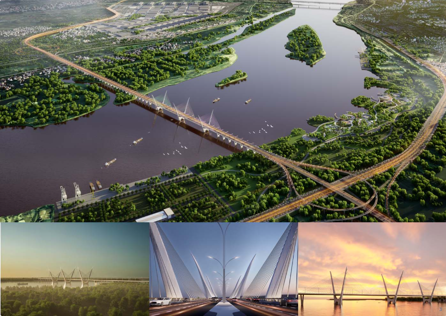 Duyệt kết quả thi tuyển phương án kiến trúc công trình cầu Thượng Cát