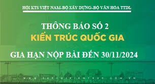 Thông báo của Hội đồng Giải thưởng Kiến trúc Quốc gia năm 2024