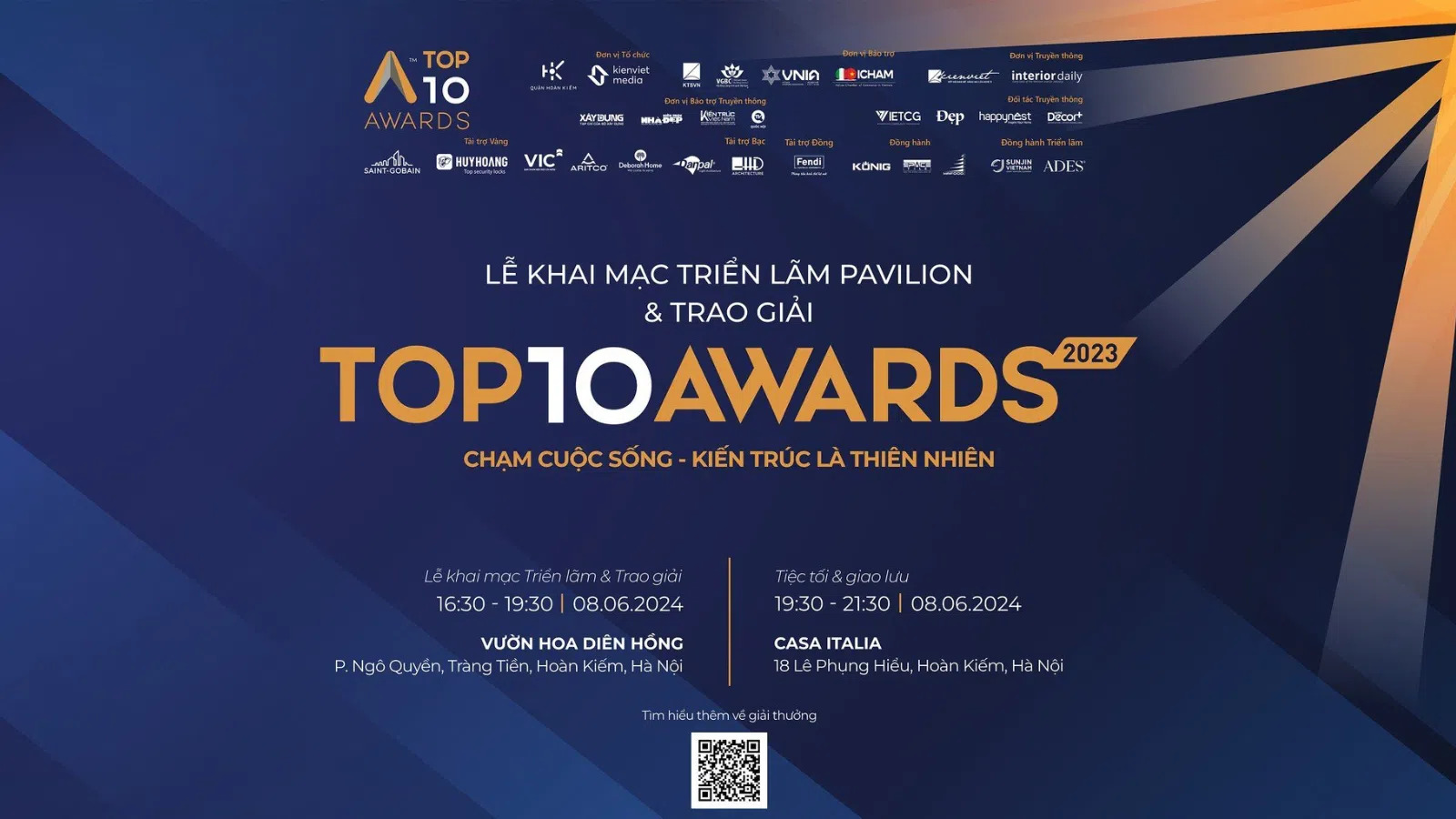 Lễ Trao giải Top 10 Awards 2023 và khai mạc Triển lãm Top 10 Pavilion