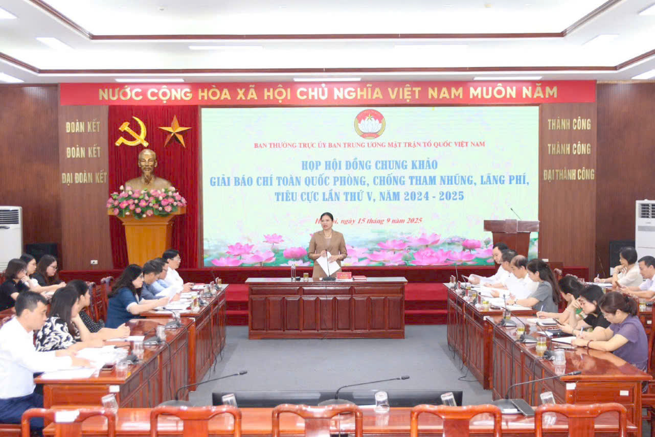91 tác phẩm vào Chung khảo Giải báo chí phòng, chống tham nhũng, lãng phí, tiêu cực lần thứ V