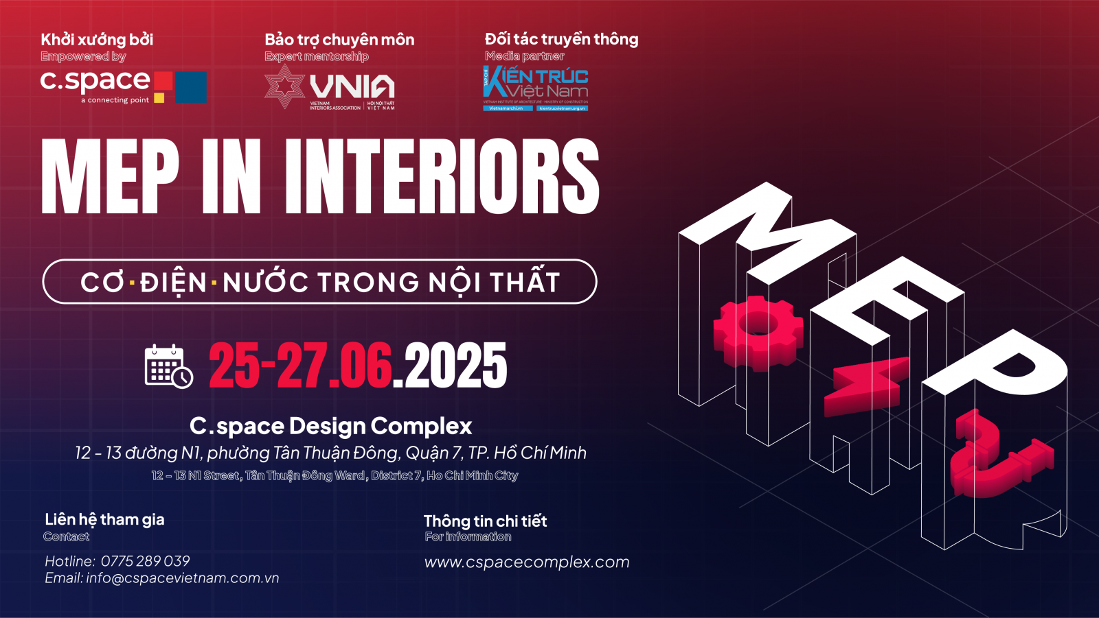 Sắp diễn ra chương trình MEP trong Nội thất 2025 tại Thành Phố Hồ Chí Minh 