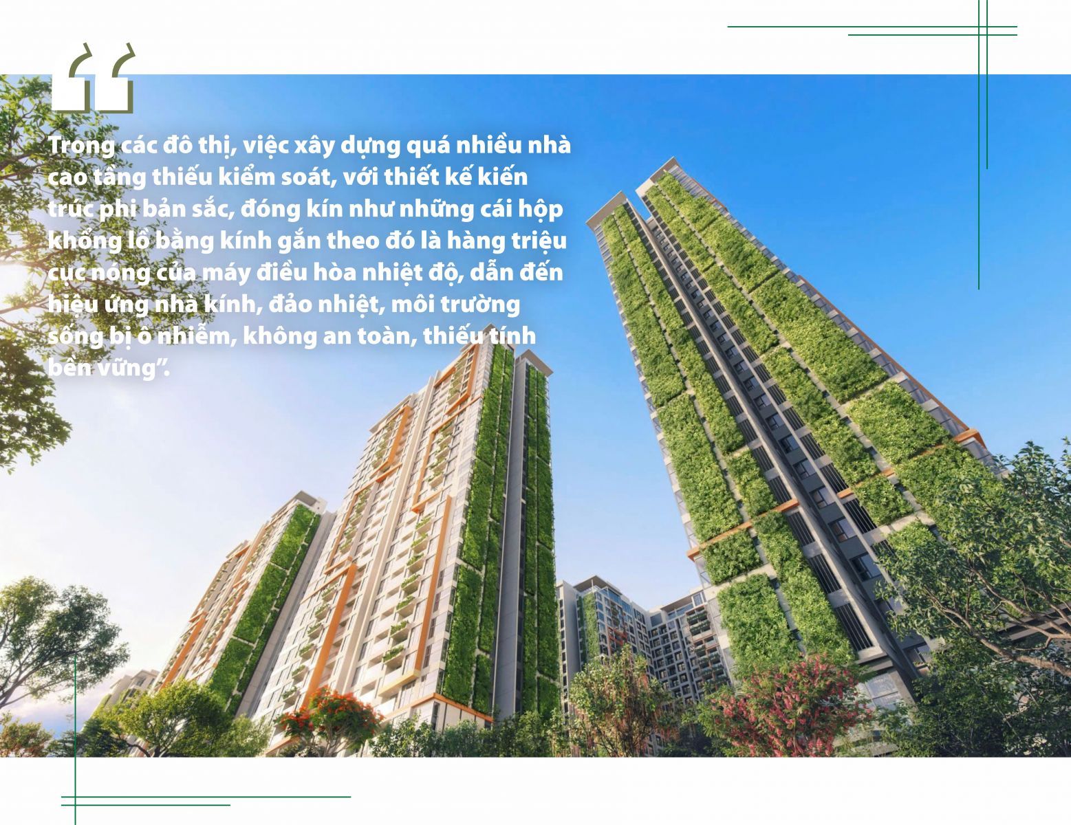 Kiến trúc Việt Nam hướng tới Net Zero