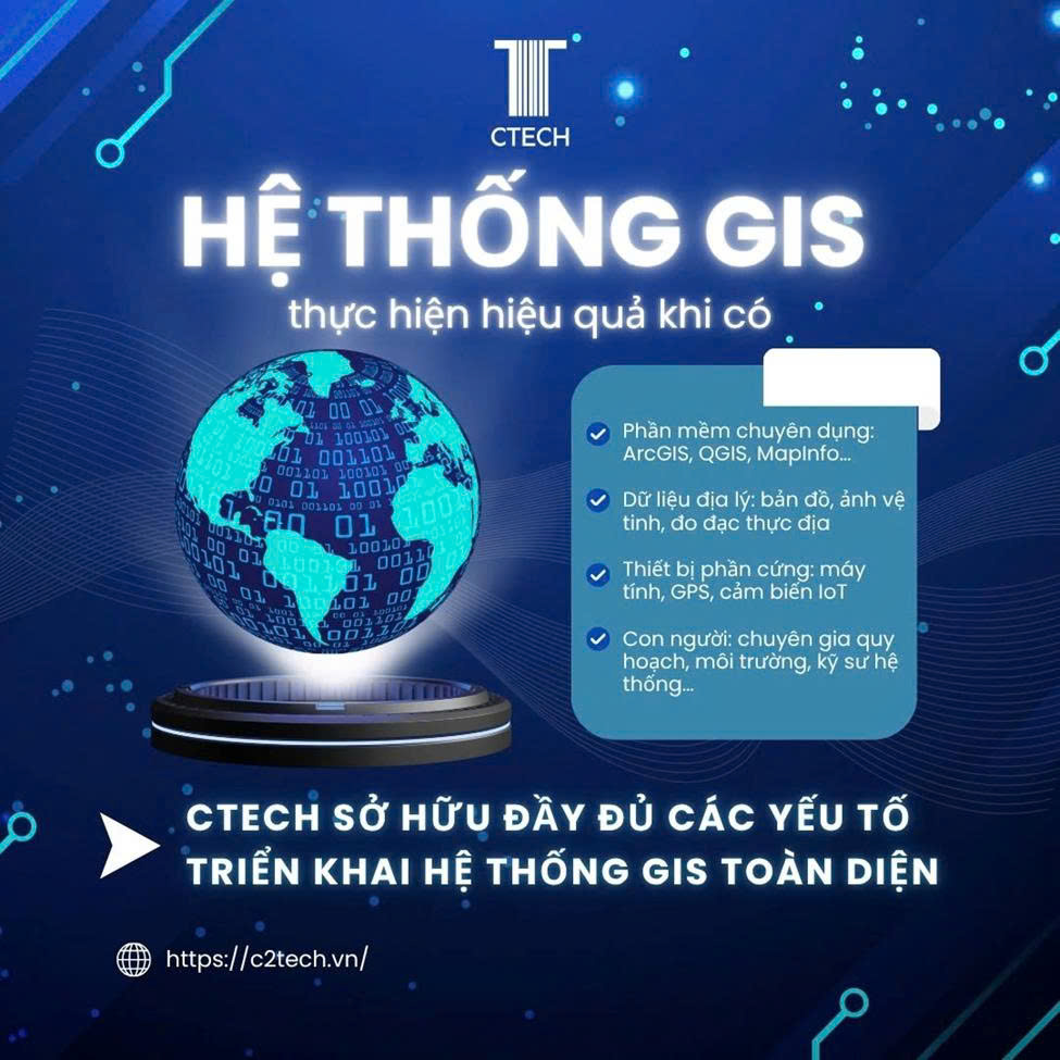 Công nghệ GIS giành cho đô thị của CTECH đạt giải Sao Khuê 2025