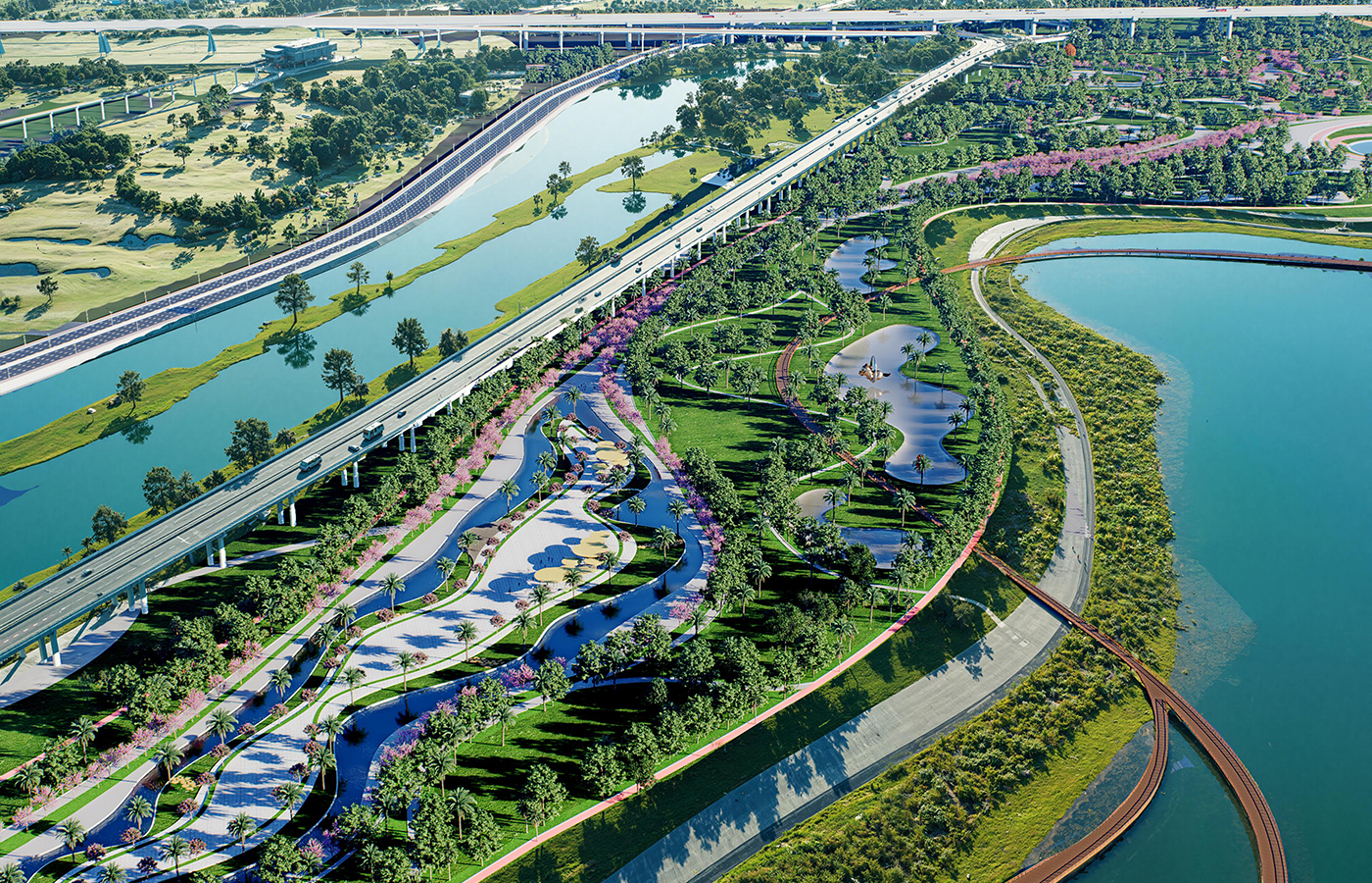 Trục Đại lộ cảnh quan sông Hồng – biểu tượng phát triển mới của Thủ đô