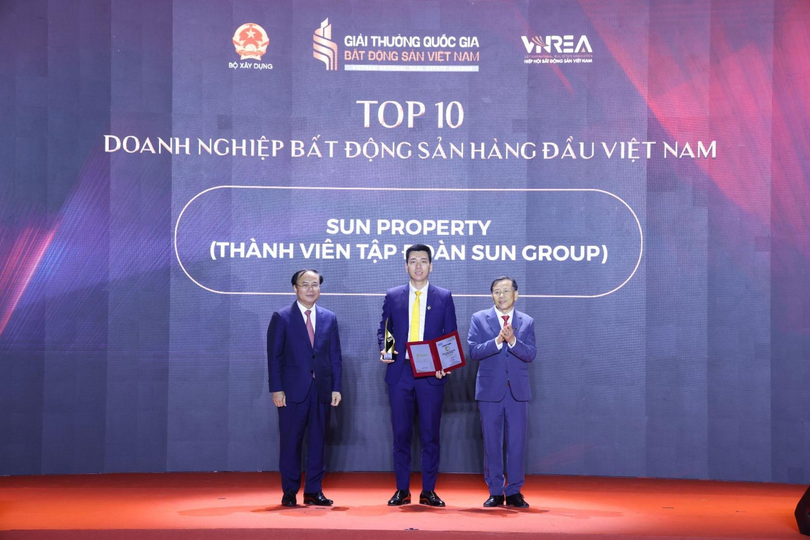 Sun Property khẳng định vị thế tại Giải thưởng Quốc gia Bất động sản Việt Nam lần thứ II