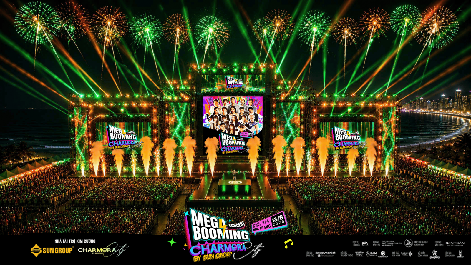 Sức bật từ siêu đại nhạc hội “Mega Booming” và tầm nhìn dài hạn của Charmora City tại Nha Trang