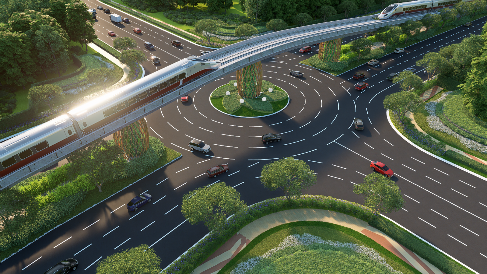 Sau 7 tháng thi công thần tốc, tuyến LRT Phú Quốc tiến đến cột mốc quan trọng