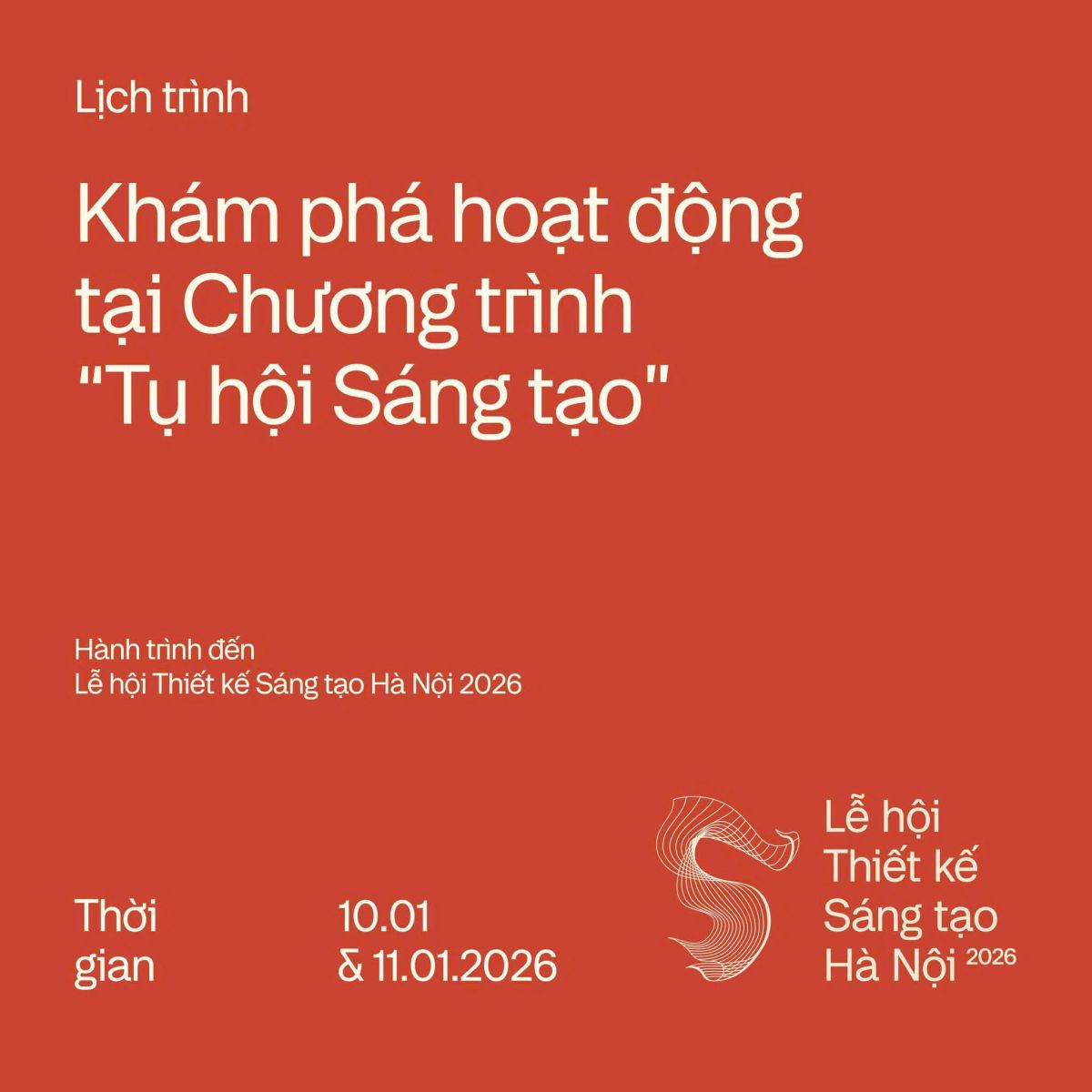 Hơn 200 đơn vị sáng tạo tham gia Chương trình “Tụ hội Sáng tạo”  - Hành trình đến Lễ hội Thiết kế Sáng tạo 2026