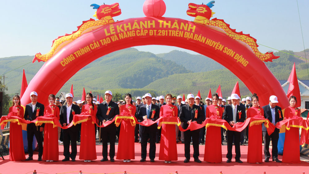 Bắc Giang: Khánh thành hai công trình giao thông trọng điểm tại huyện Lục Ngạn và Sơn Động