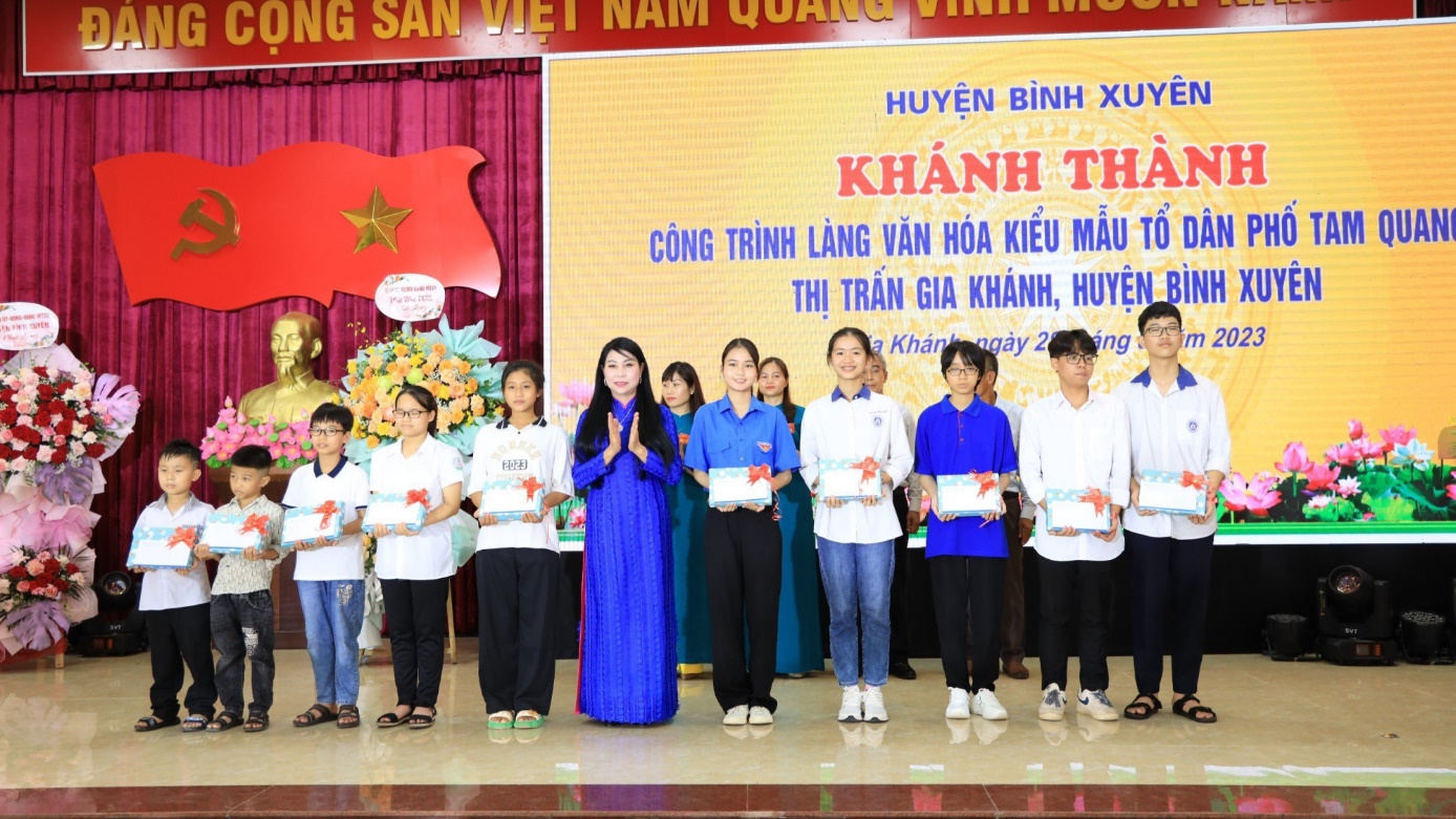 Bình Xuyên (Vĩnh Phúc): Khánh thành công trình Làng văn hóa kiểu mẫu Tổ dân phố Tam Quang