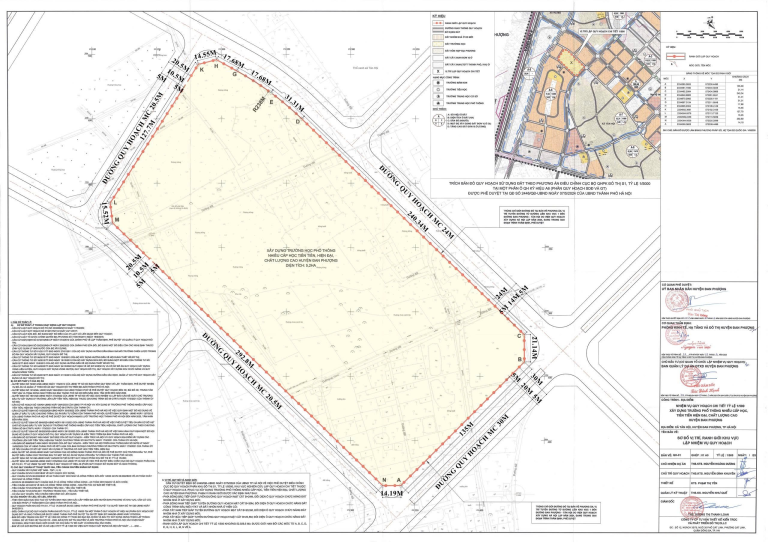 Mời thi tuyển phương án kiến trúc công trình xây dựng Trường phổ thông nhiều cấp học, tiên tiến hiện đại, chất lượng cao huyện Đan Phượng tại xã Ô Diên, thành phố Hà Nội