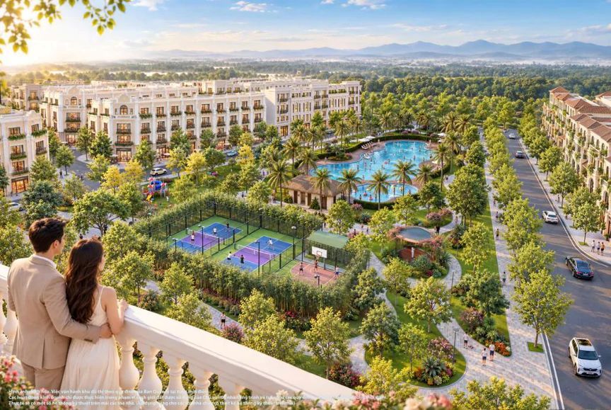 Nên chọn nhà phố 60m² hay biệt thự song lập 162m² khi chuyển về Vịnh Bình Minh 1?