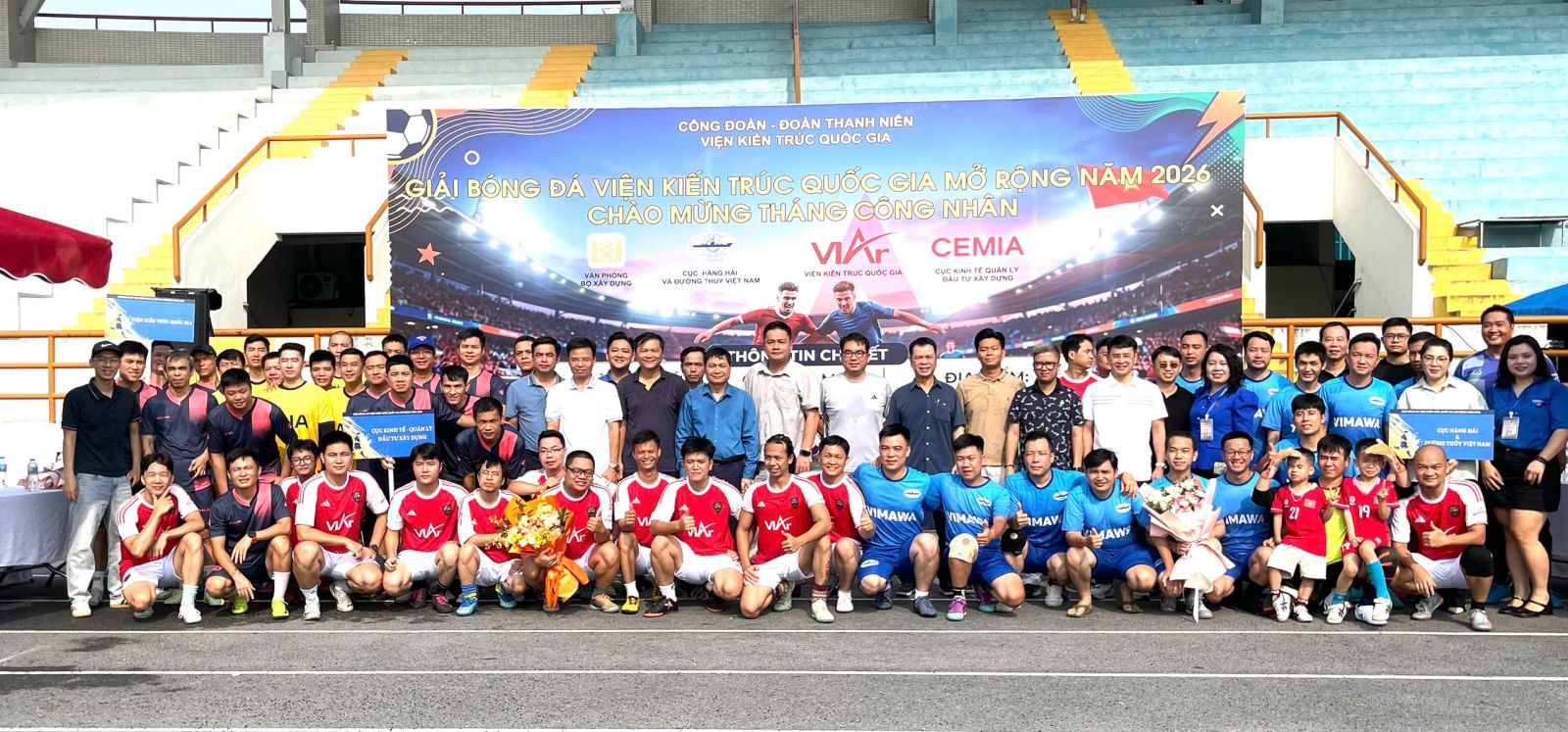 Viện Kiến trúc Quốc gia: Khai mạc Giải bóng đá VIAR CUP mở rộng năm 2026