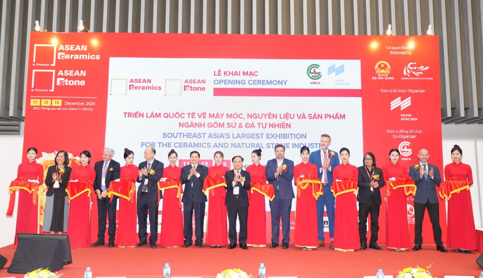 Khai mạc Triển lãm ASEAN Ceramics & ASEAN Stone 2024